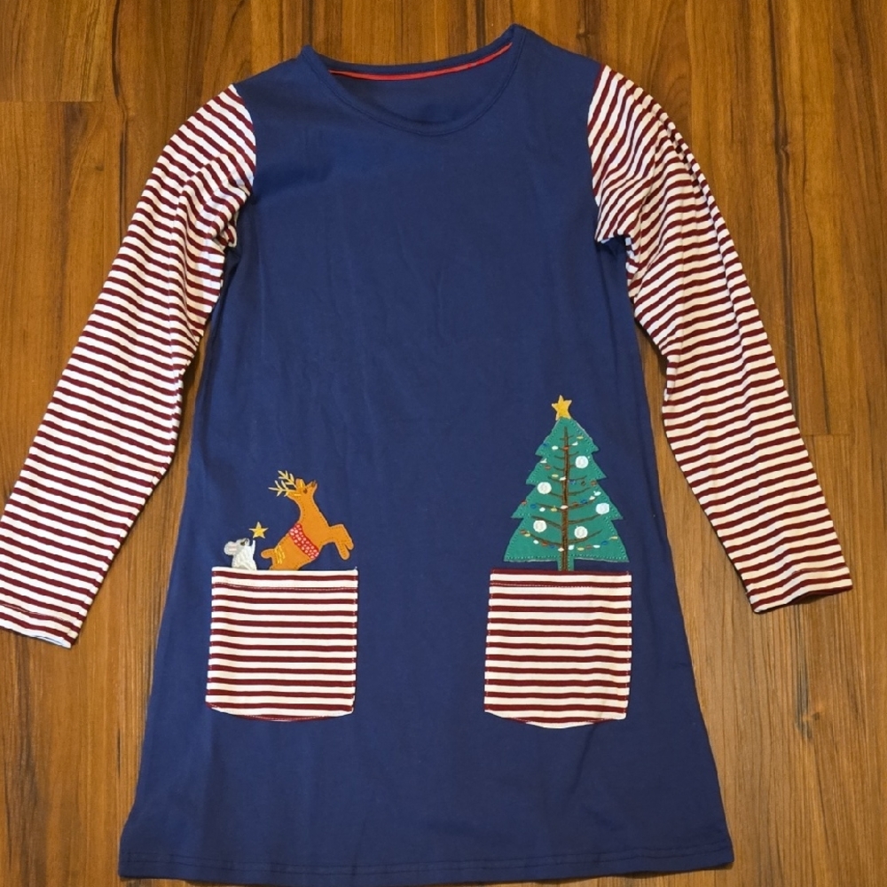 NWOT Christmas Dress 8Y